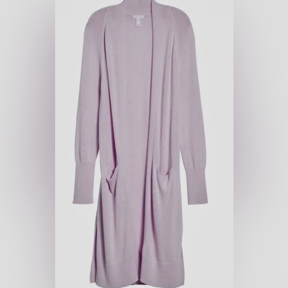 Leith Sweaters - NWT Leith by Nordstrom Lilac Midi-Cardigan